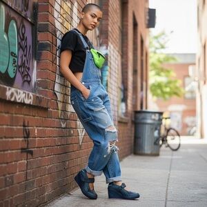 Vintage 80s Y2K Skechers Women's Bon Ton‎ Rockette Platform Mary Jane Heels - 8